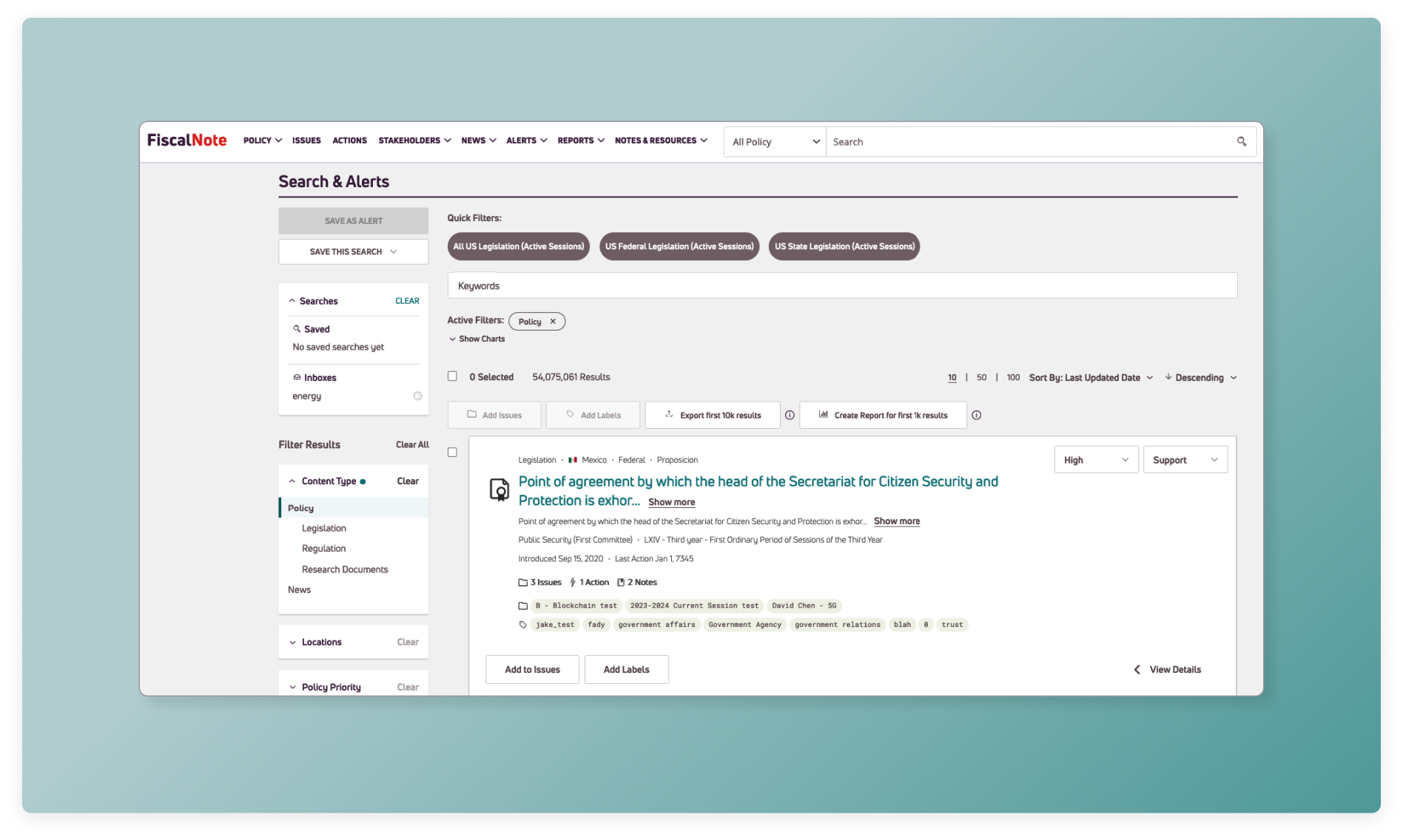 FiscalNote platform