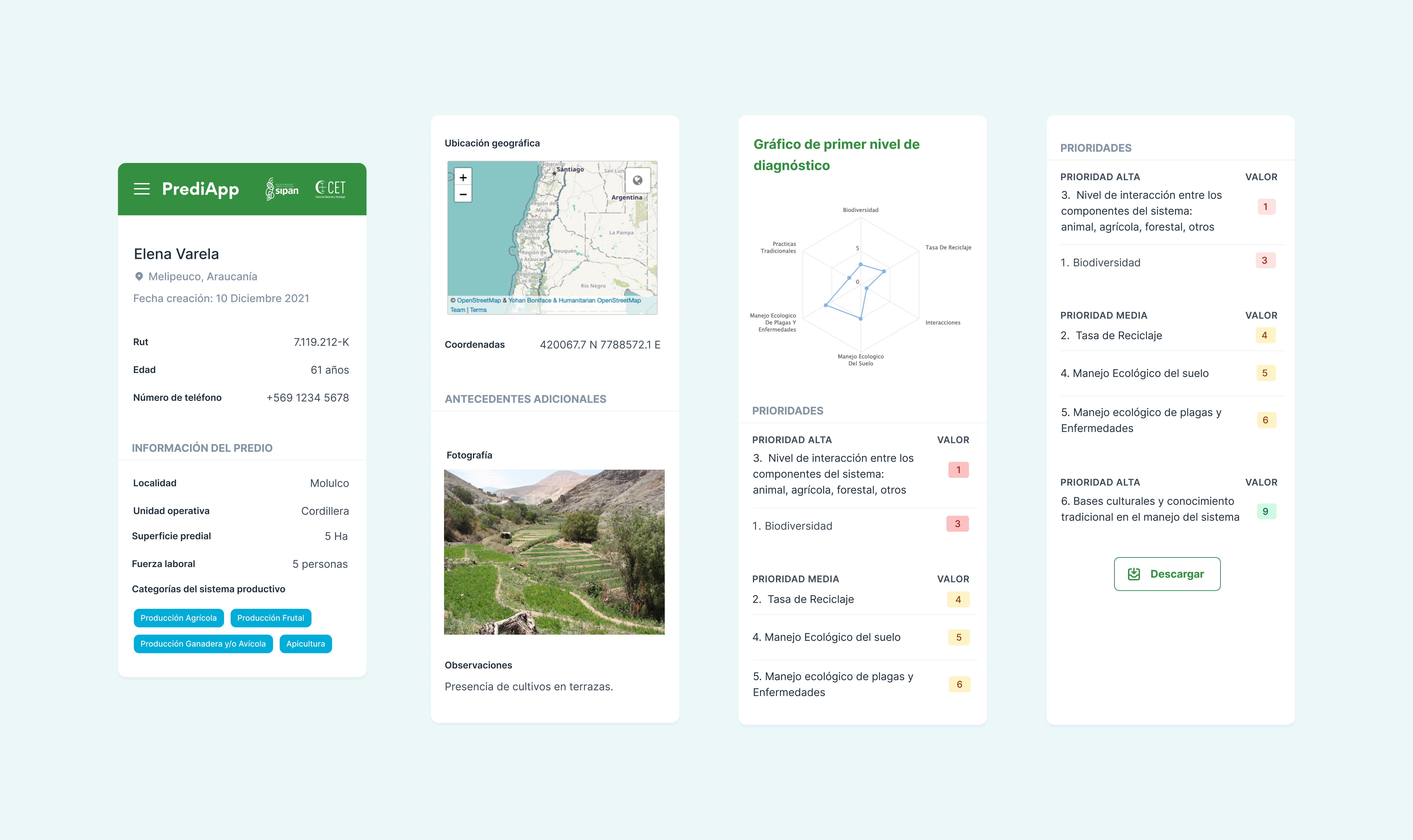 PrediApp screen