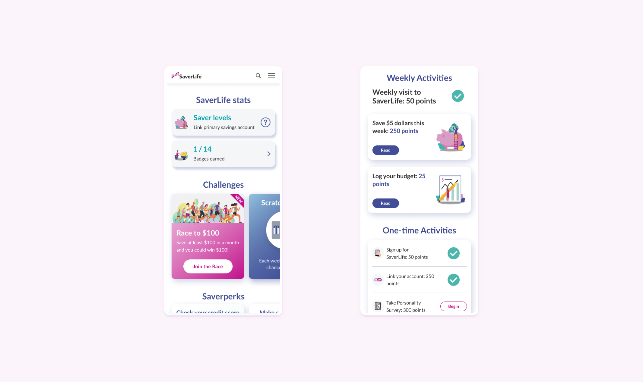 SaverLife platform