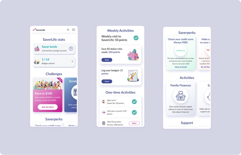 SaverLife platform
